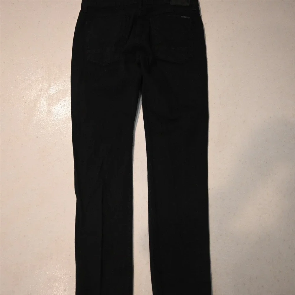 Hudson 34x34 Blake Slim Straight Black‎ Stretch Denim Mens Jeans